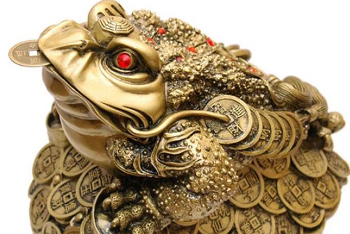 Crapaud d'argent